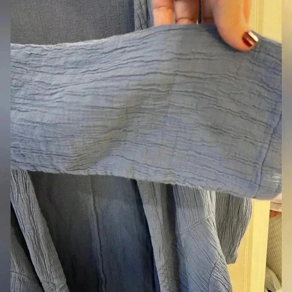 Soft Surroundings gauzy lightweight cover up cardigan PL - Picture 3 of 9